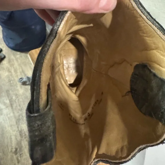 Corral Women’s Embroidered Leather Black Cowboy Boots Size 8 Boot Barn Like NEW - Picture 6 of 10